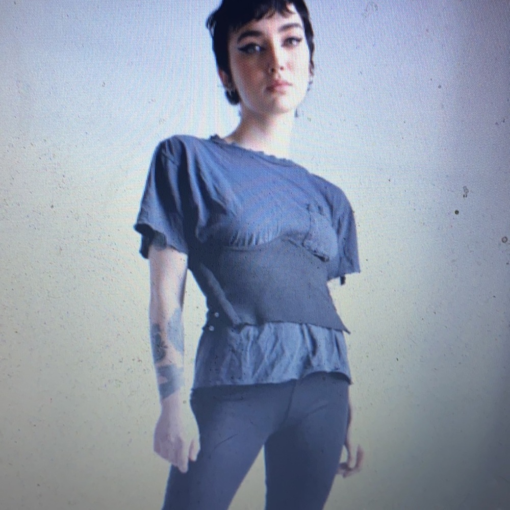 NWOT NOCTEX Demi Bustier - Rib Knit - Black